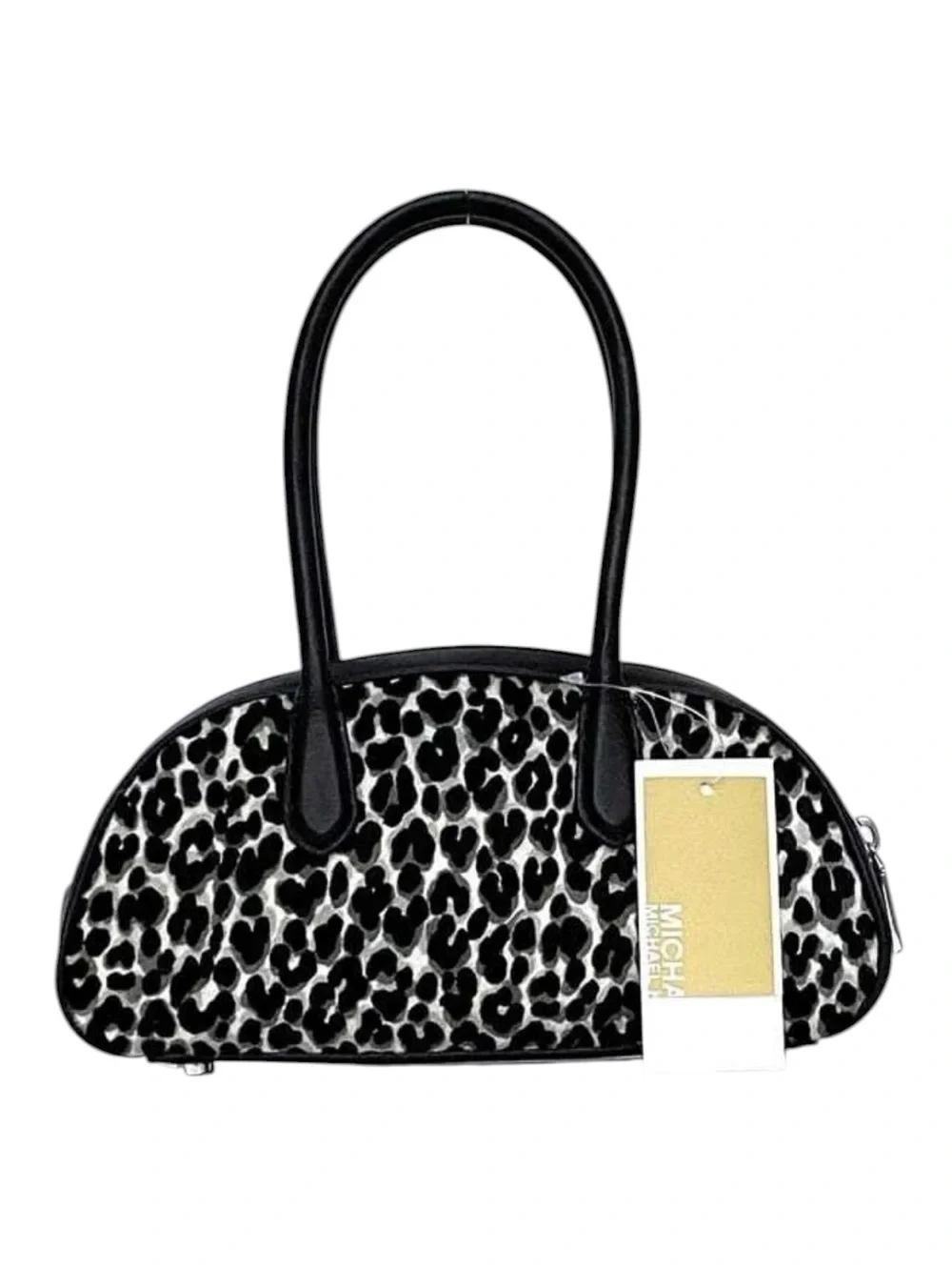 Michael Kors Lulu Small Leopard Print Calf Hair Satchel NWT
